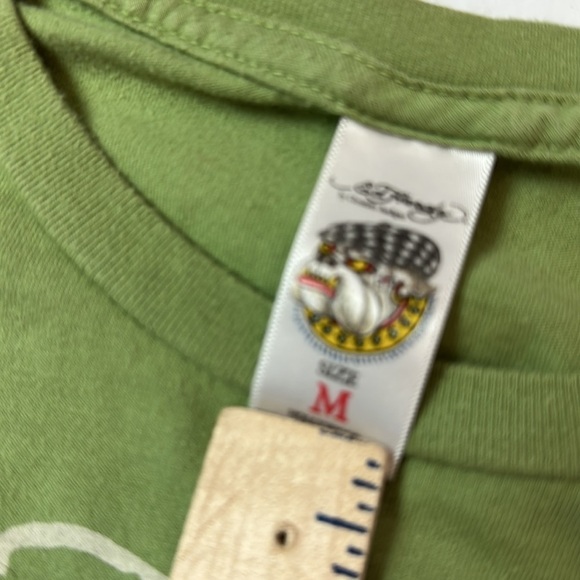 Authentic by Christian Audigier ED HARDY Tattoo love kills slowly Y2K crewneck - Picture 4 of 12